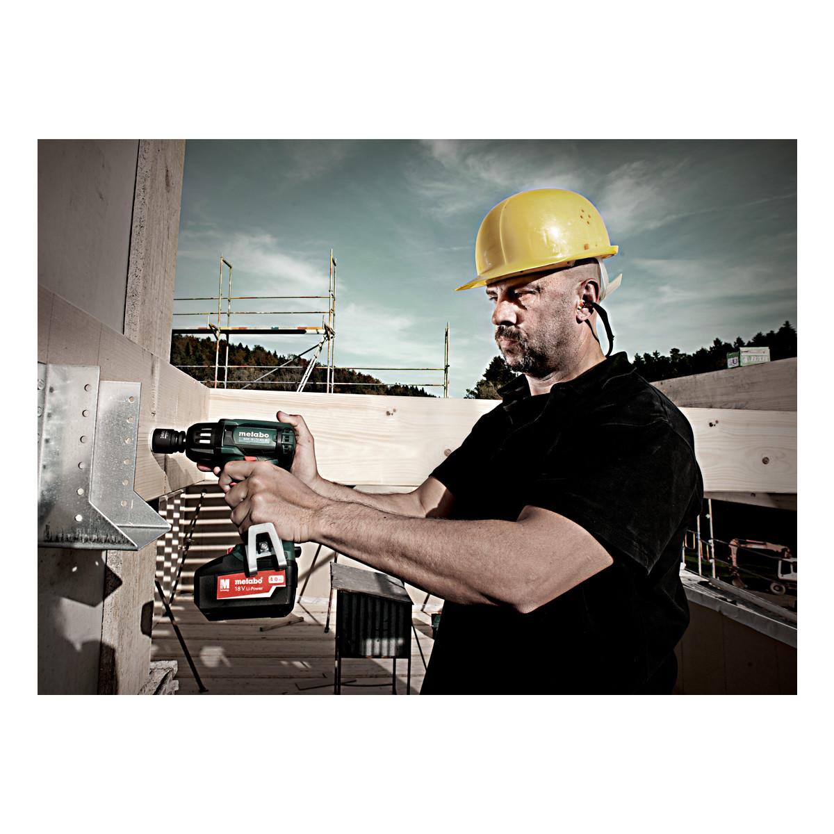 Metabo Akku-Schlagschrauber SSW 18 LTX 400 BL metaBOX 145 - 18V 2x4Ah Li-Power + ASC 55