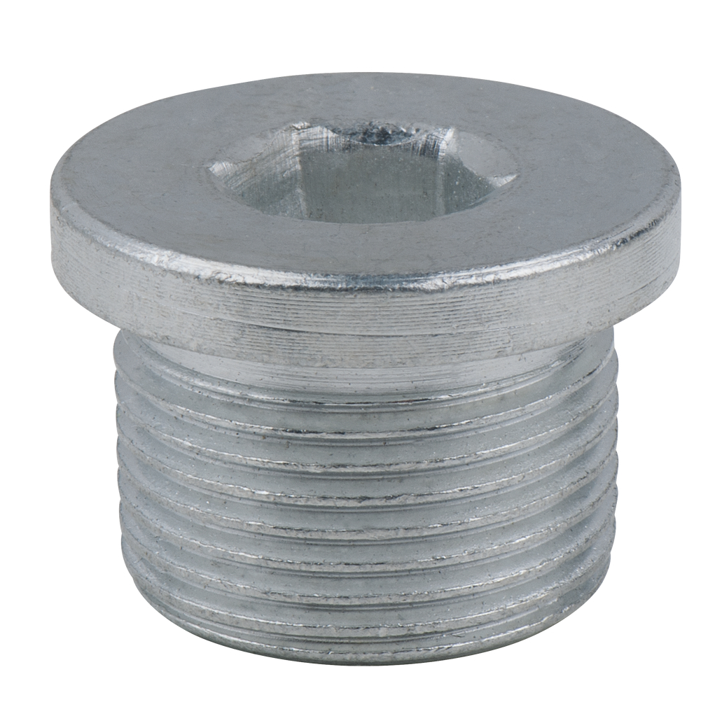 KS Tools Ölablassschraube, Innen6kant 10mm, M22x1,5x13,5mm, 25er-Pack