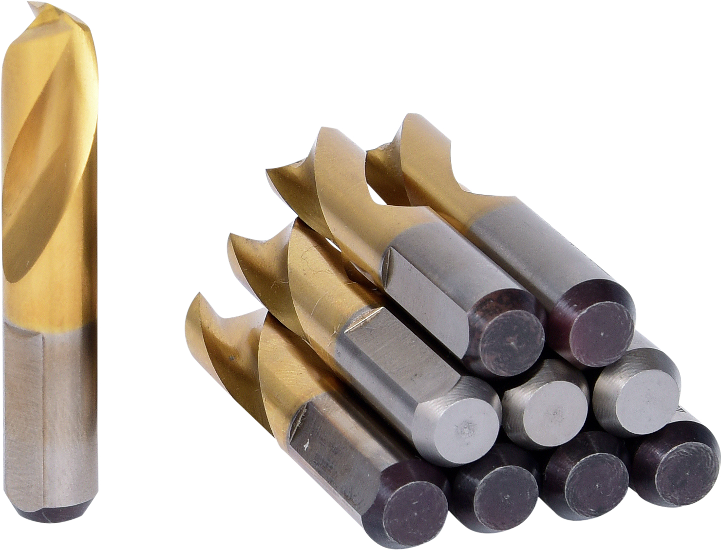 KS Tools HSSE-TiN Schweißpunkt-Bohrer, Ø 8mm, 10er Pack