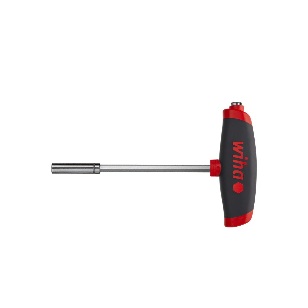 Wiha Stiftschlüssel mit Quergriff ComfortGrip und zwei Bithaltern 1/4 zoll magnetisch