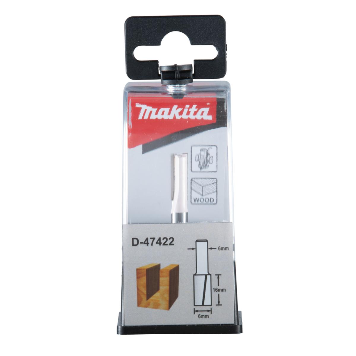 Makita Nutfräser zweischneidig Ø 6 mm Schaft