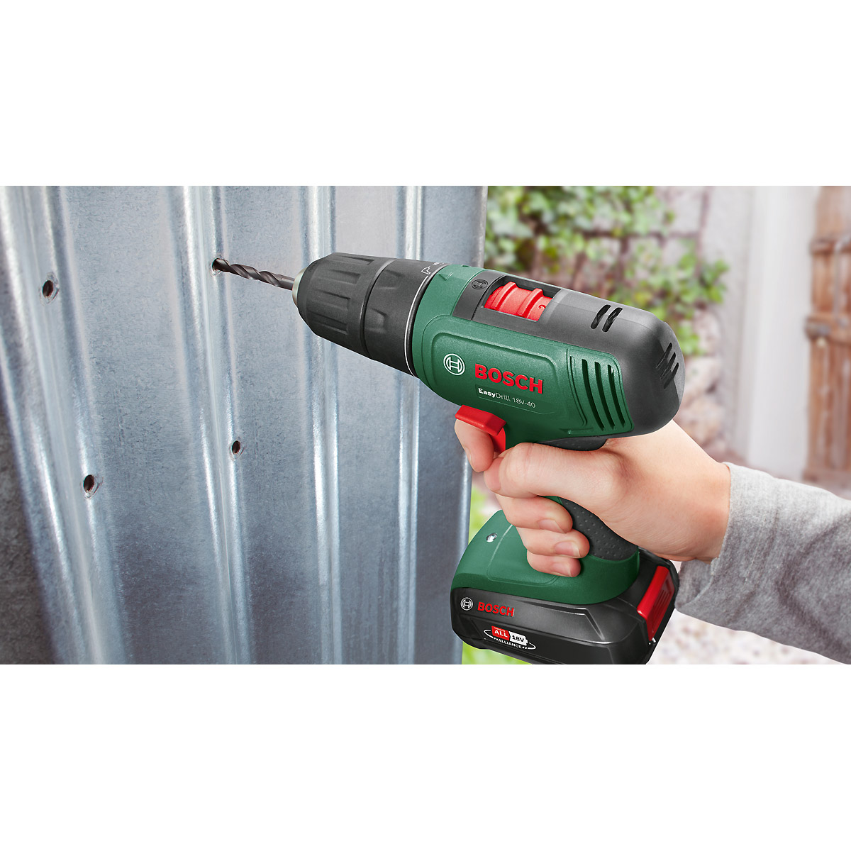 Bosch Akku-Bohrschrauber EasyDrill 18V-40, 1 x Akku PBA 18V 1.5Ah + SystemBox