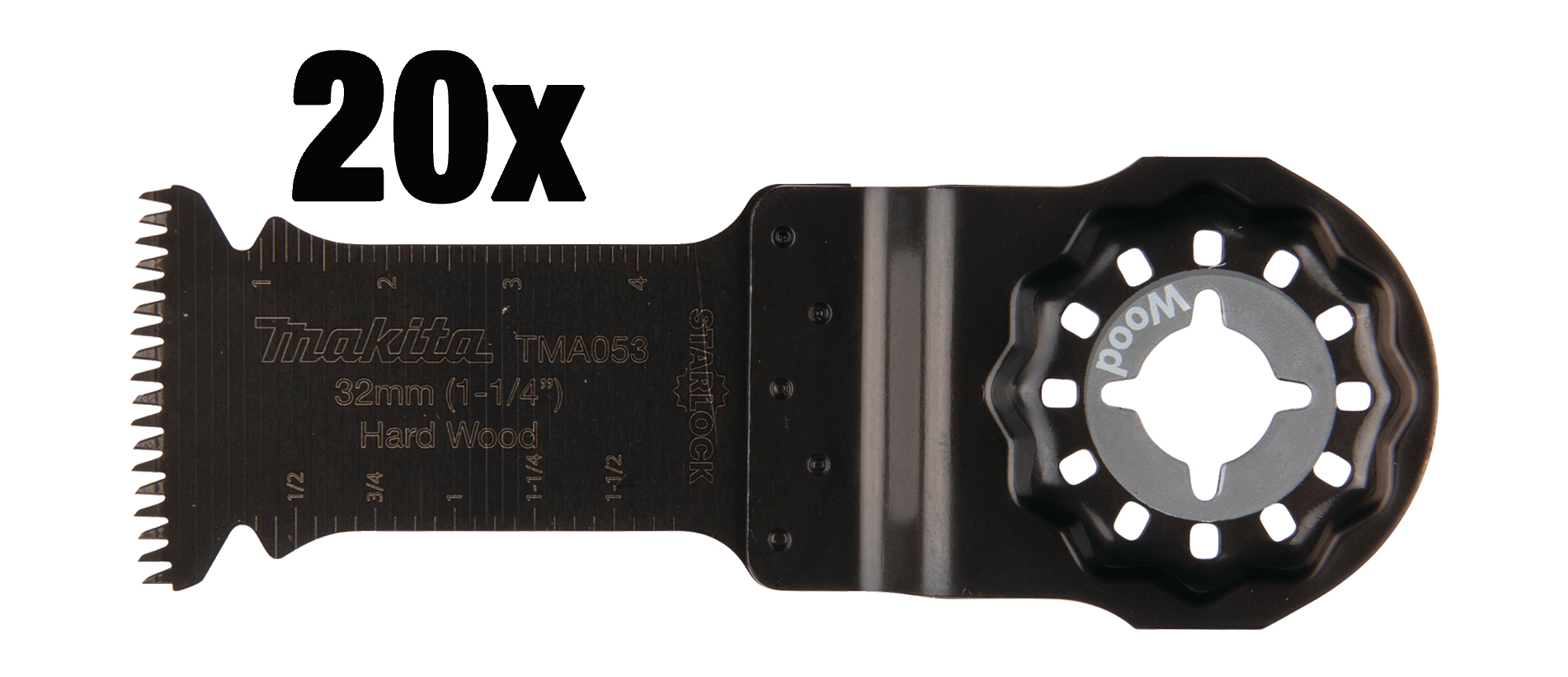 Makita Tauchsägeblatt BiM, TMA053 - 32x50 mm - 1,8 mm für Holz, 20 Stück