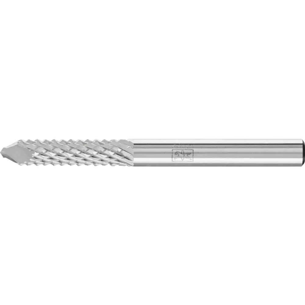PFERD TOOLS Hartmetall Frässtift Zylinder ZYA FVK mit Zentrierbohrerspitze für Kunststoffe (GFK/CFK)