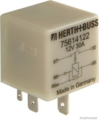HERTH&BUSS Relais, Kraftstoffpumpe, 12 V, 30 A, 5 pins