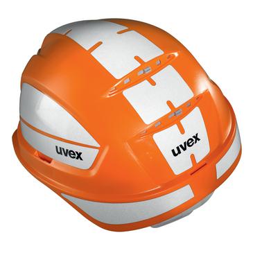uvex Schutzhelm pheos alpine mit Reflexset - mit Lüftung - für Höhenarbeiten u- rettung - Bergsteige
