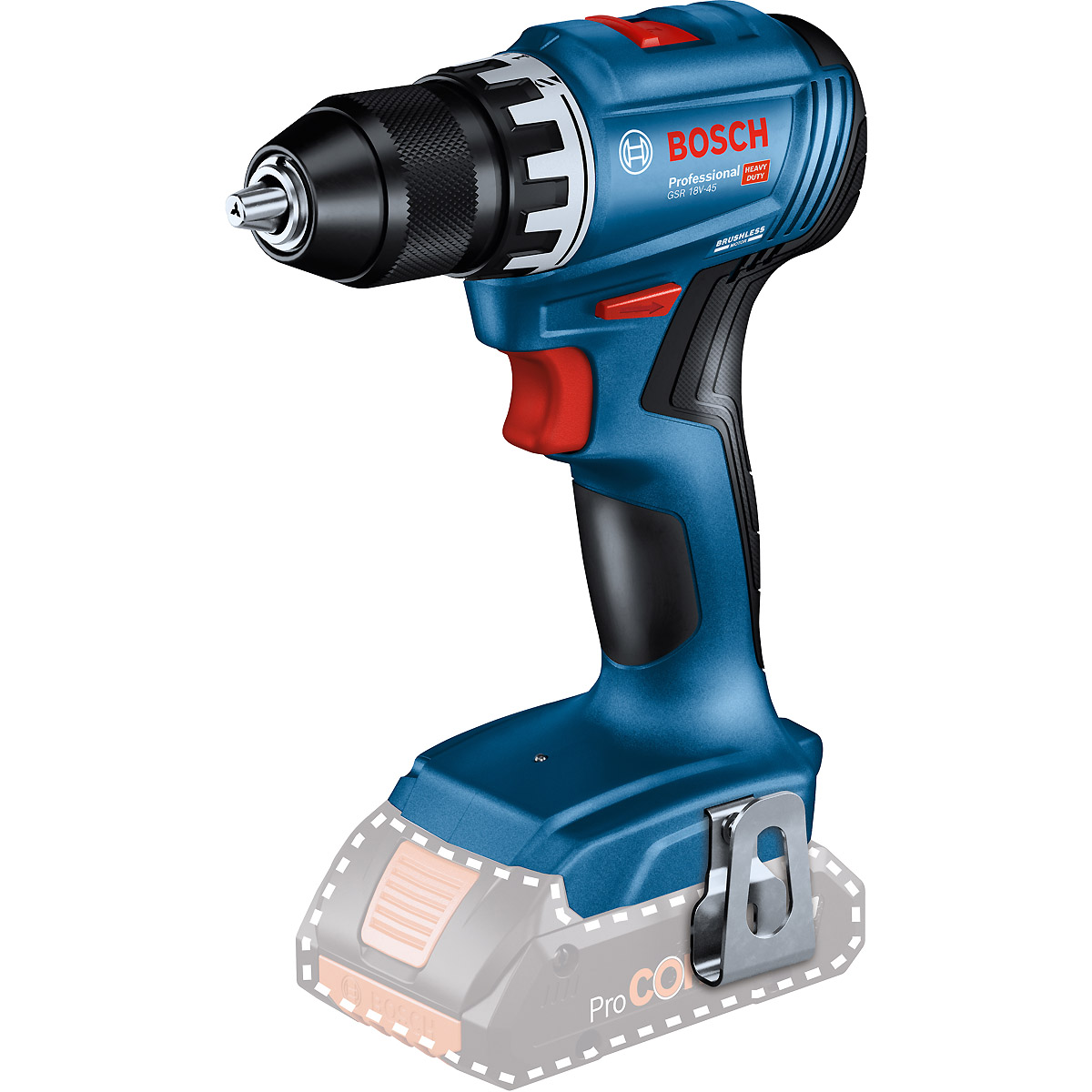 Bosch Akku-Bohrschrauber GSR 18V-45 Solo