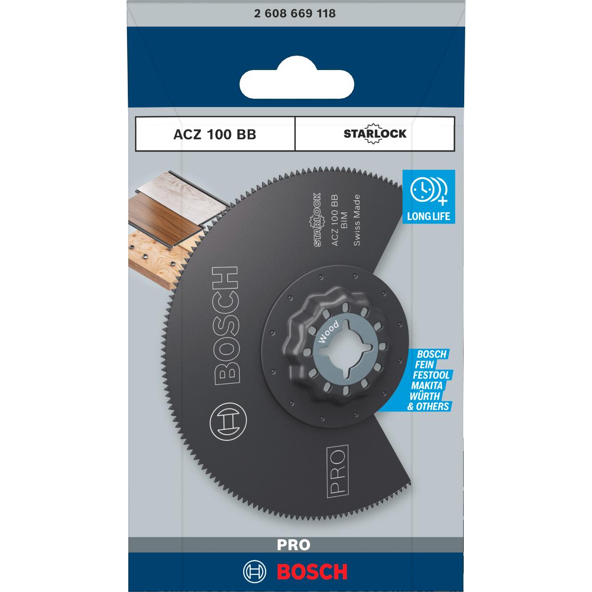 Bosch PRO ACZ 100 BB Blatt für Multifunktionswerkzeuge,100 mm