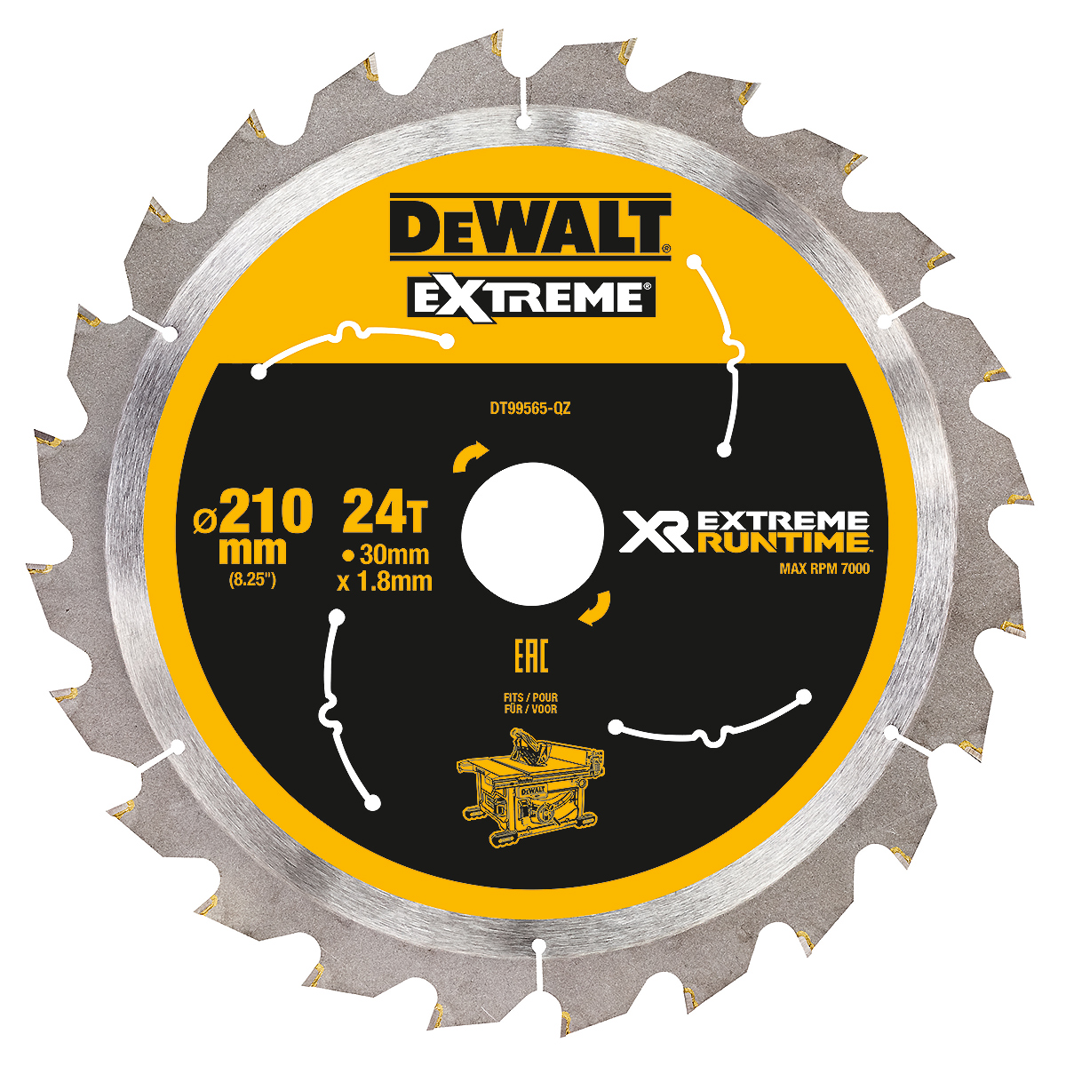 DEWALT XR EXTREME Kreissägeblatt stationär Universeller Einsatz