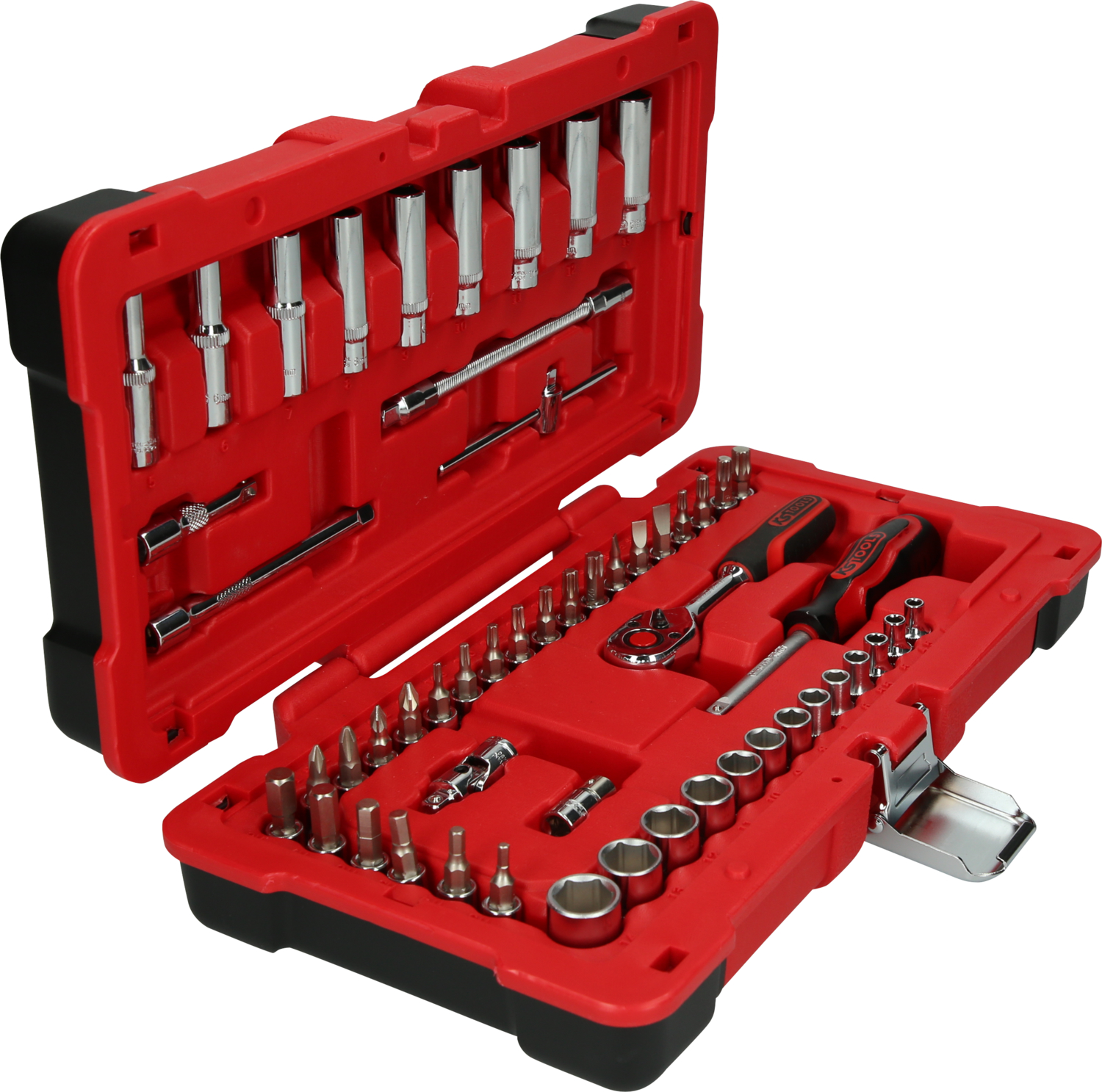 KS Tools 1/4" CHROMEplus Steckschlüssel-Satz, 54-tlg