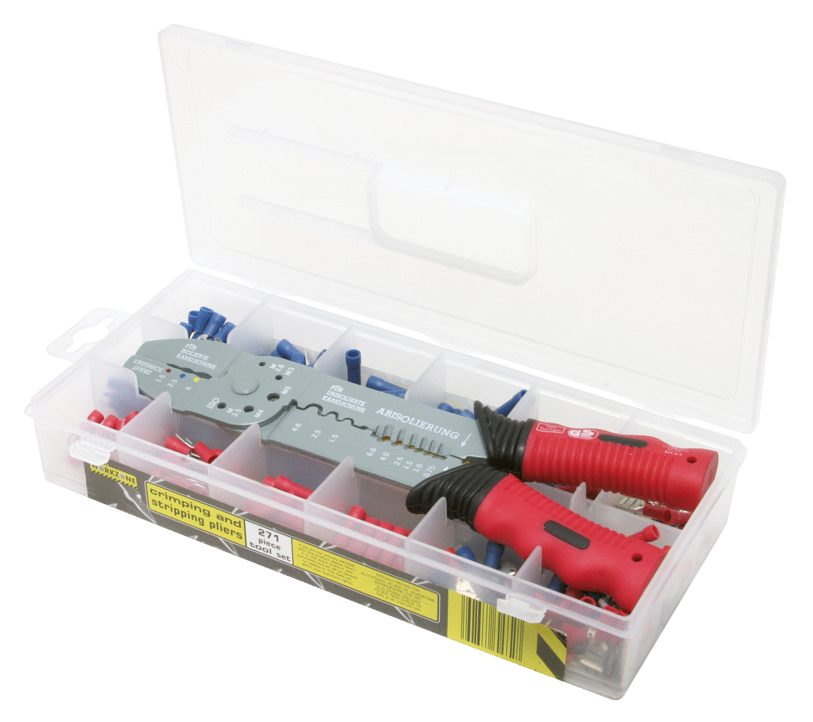 KS Tools Multifunktions-Crimpzangen-Satz, 271-tlg
