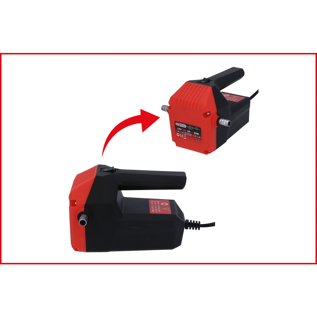 KS Tools Elektrische Öl-Absaug- und Umfüllpumpe