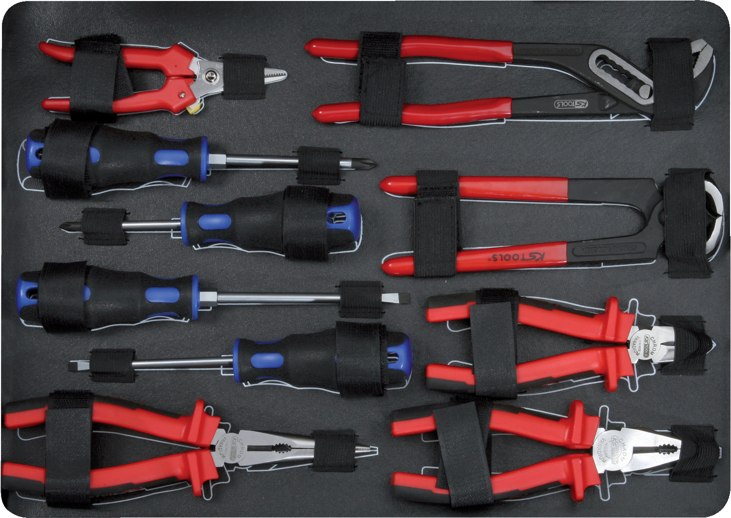 KS Tools 1/4"+1/2" Werkzeug-Satz, 127-tlg