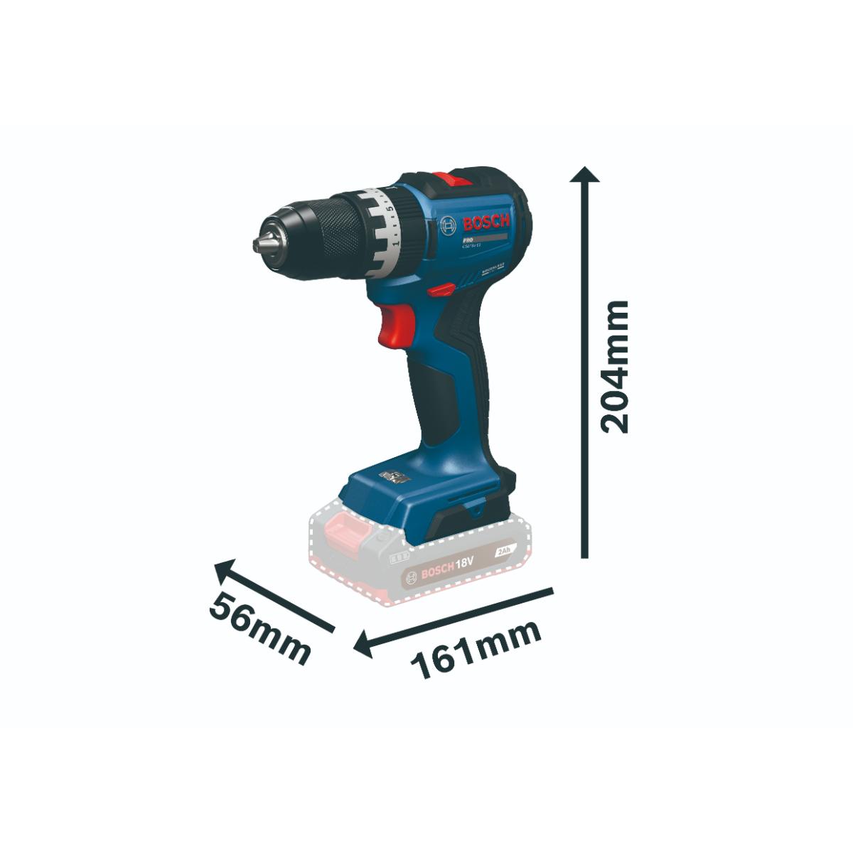 Bosch Akku-Schlagbohrschrauber GSB18V-52