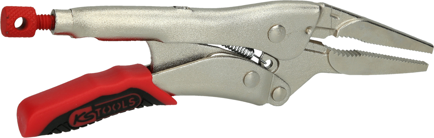 KS Tools Langbacken-Gripzange mit Easy-Release