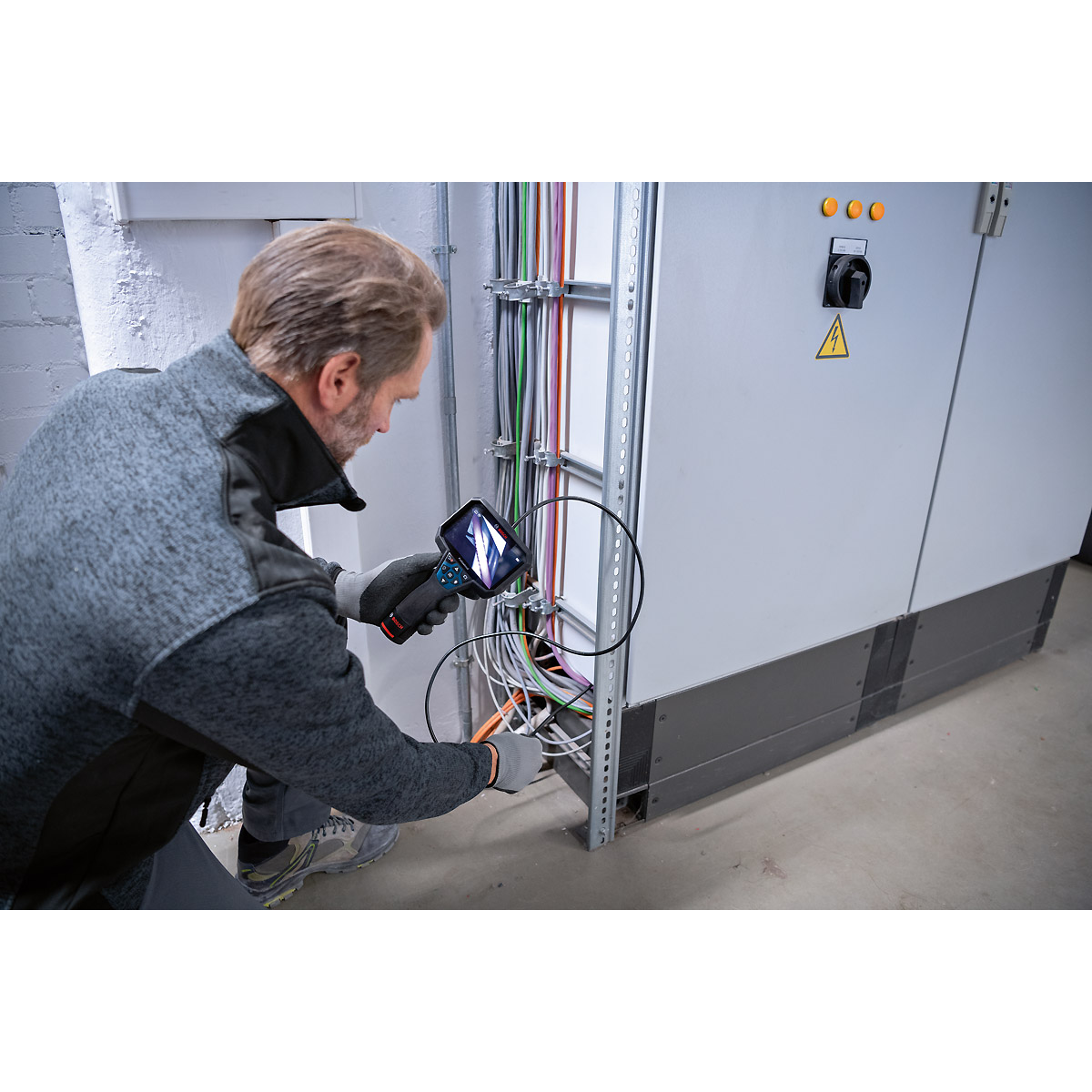 Bosch Inspektionskamera GIC 12V-5-27 C, 1 x Akku GBA 12V 2.0Ah, L-BOXX