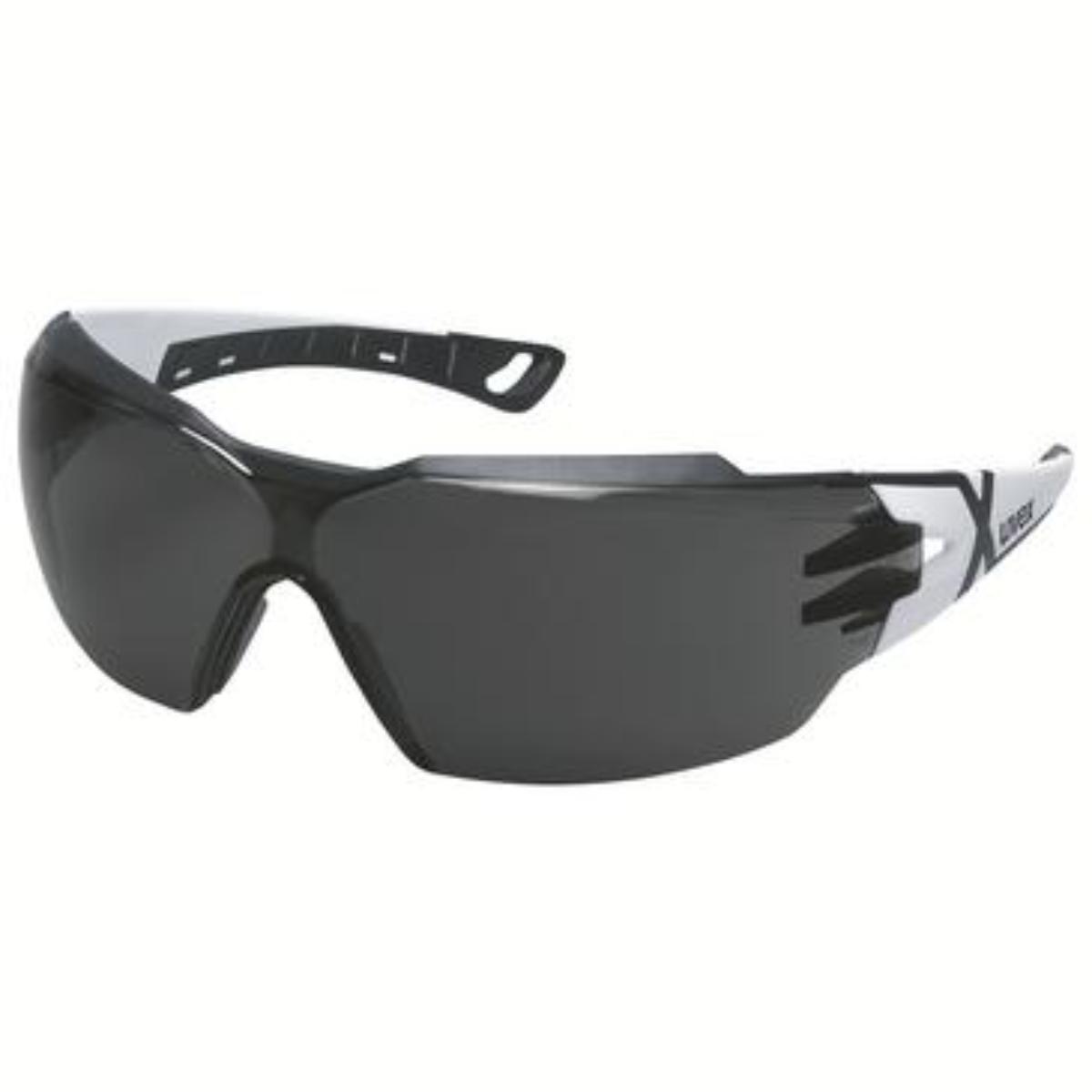 uvex Bügelbrille pheos cx2 14% weiß, schwarz
