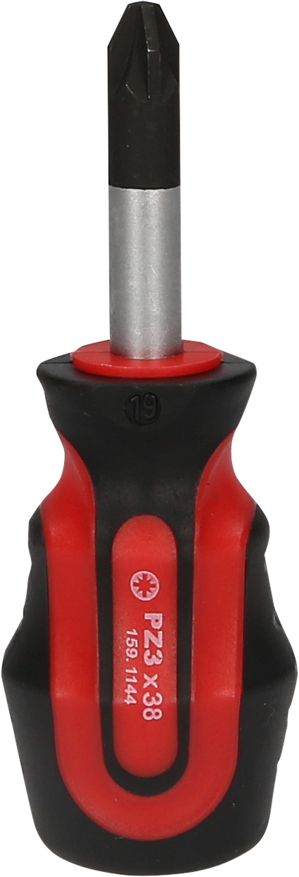 KS Tools ERGOTORQUEplus Schraubendreher, kurz, PZ