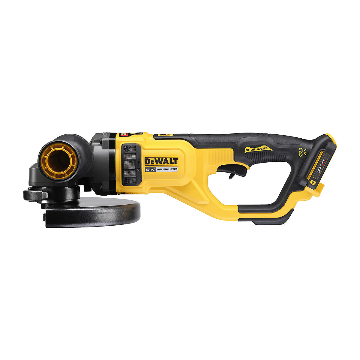 DEWALT XR FLEXVOLT Akku-Winkelschleifer 54V 230mm Basisversion in Transportkoffer