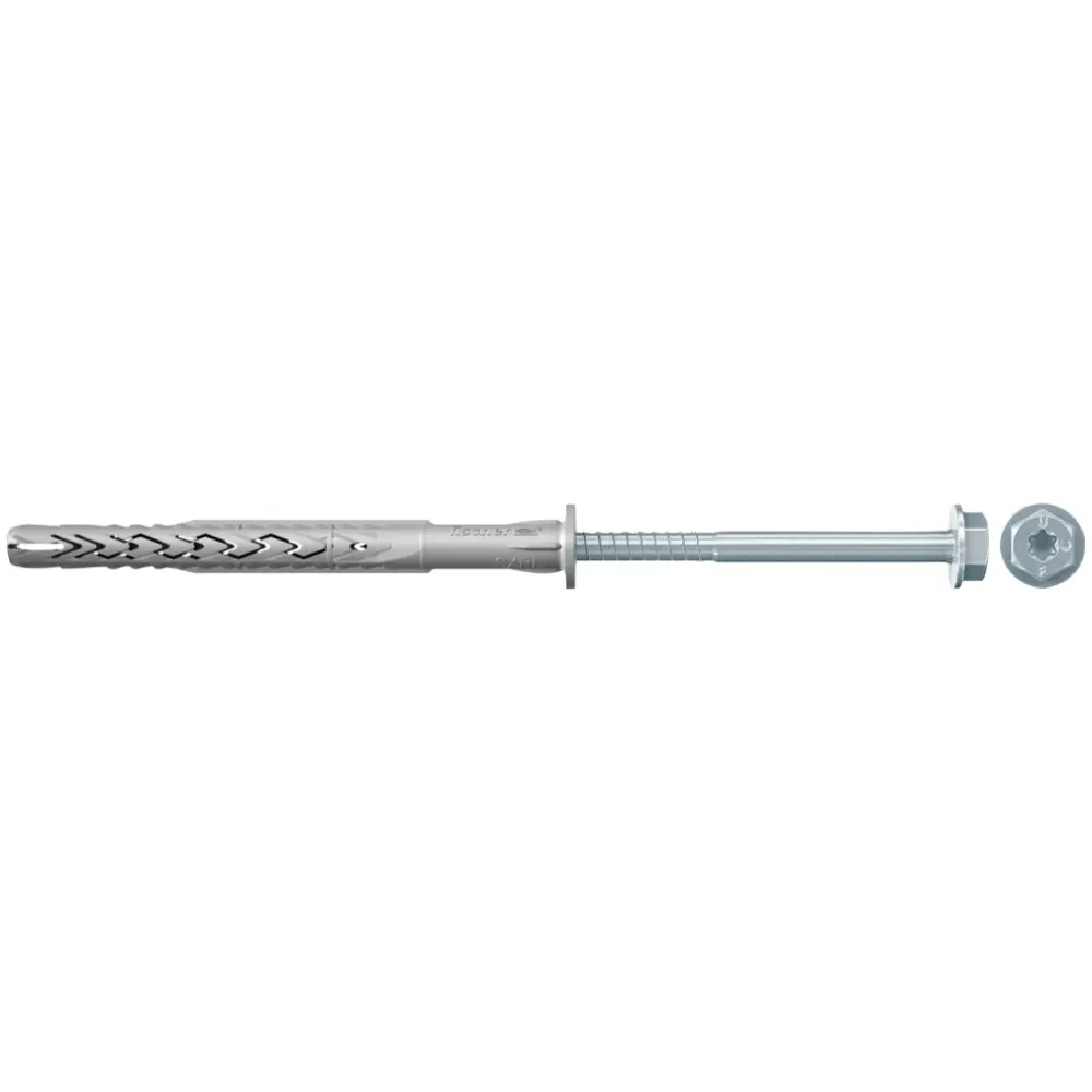 Fischer Langschaftdübel SXRL 14x160 FUS mit Sechskantschraube und U-Scheibe